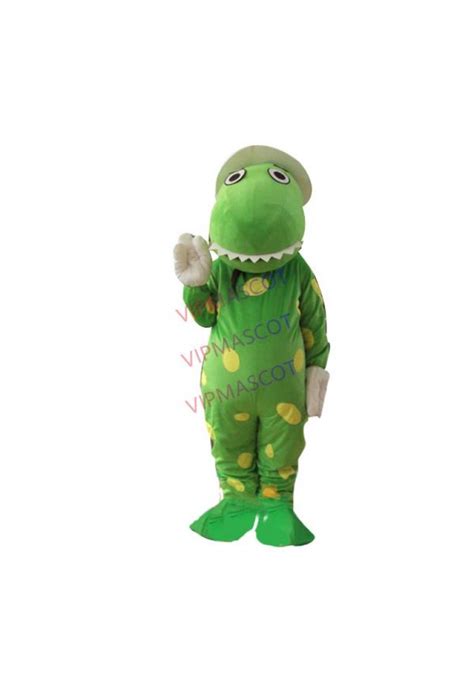 Dorothy The Dinosaur Mascot Costume Green Dinosaur Mascot Costume ...