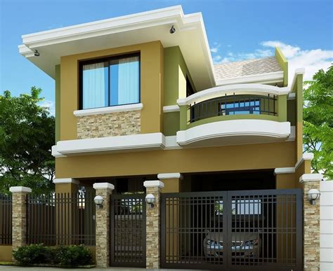 Two Storey Small House Design 2 Storey Small House Exterior Design ...