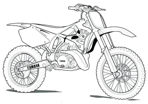 Dirt Bike 2 Coloring Page - Free Printable Coloring Pages for Kids