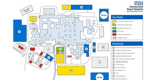 Chesterfield Royal Hospital Car Park Map