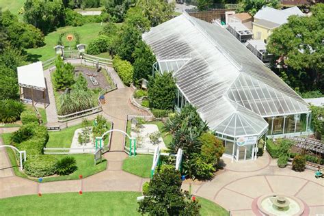 Aerial View of a Botanical Garden with Tree in Lakeland, Florida Stock ...