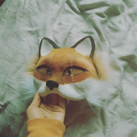 Therian Fox Mask Cool Masks, Best Masks, Animal Masks Diy, Mask Drawing ...