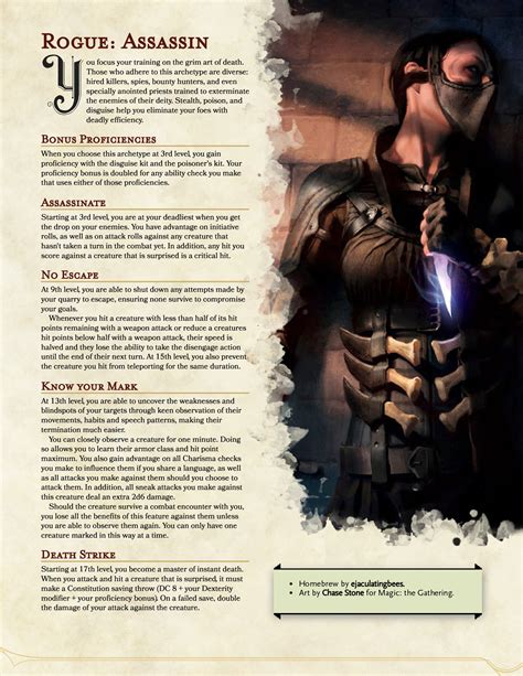 The Assassin Rogue reworked v1.1: The classic rogue subclass with more ...