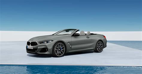 2023 BMW M850i Convertible In Frozen Skyscraper Gray With Blue Roof ...