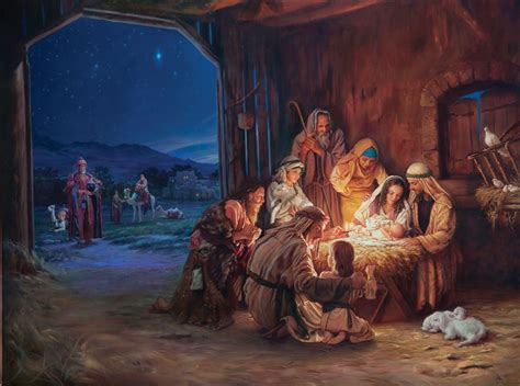 Nativity Scene Illustration Nativity Scene Pictures Nativity Scene ...