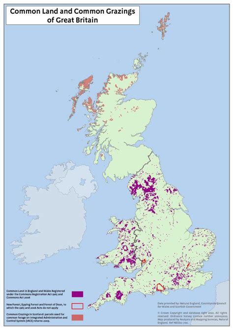 National trust UK map - Map of UK national trust (Northern Europe - Europe)