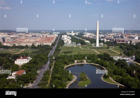 Aerial view of the National Mall, Washington, D.C Stock Photo - Alamy