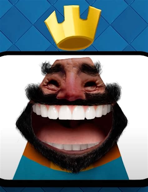 JIJIJIJA | Clash Royale King Laughing / HE HE HE HAW | Know Your Meme