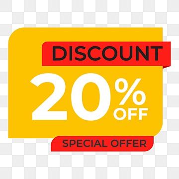 Special Offer 20 Discount Icon On Geometric Background Vector, Sign ...