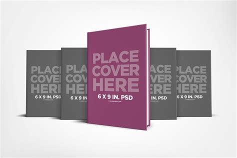 Free Hardcover Book Series Presentation Mockup 01 - Free Mockup World