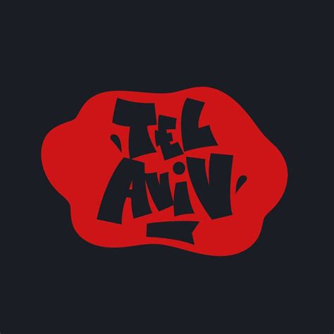 Tel Aviv Graffiti Vector Logo - Etsy