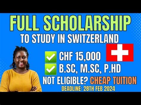 Switzerland:This university in Switzerland offers €16,000/year to study ...