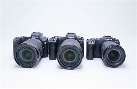 Here Is How The Canon EOS R5 Looks Side By Side With The EOS R, RP