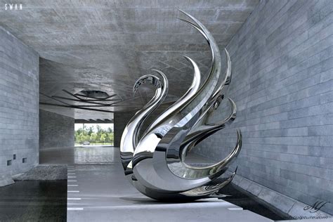 Swan | Contemporary, Modern Interior Design Sculpture