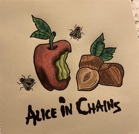 A fun little jar of flies inspired drawing I made :) : r/AliceInChains