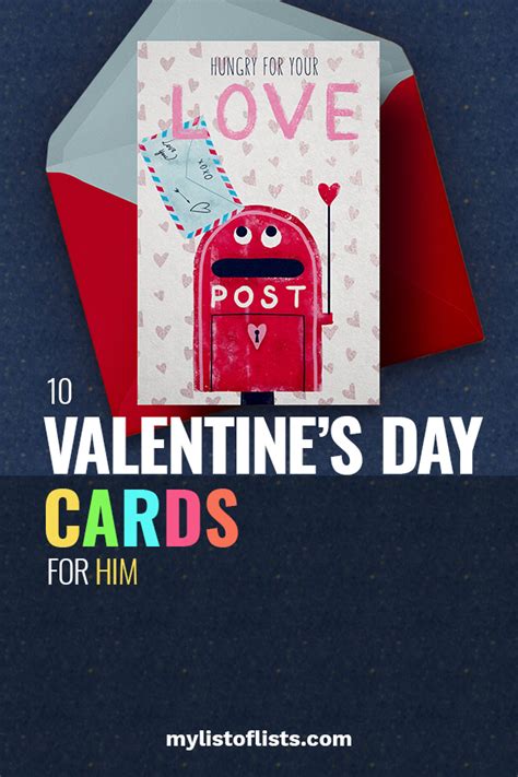 10 Valentine's Day Cards for HIM – My List of Lists | Find the best DIY ...