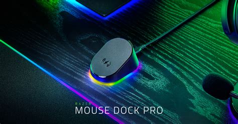 Wireless Mouse Charging Dock with 4K Hz Polling Rate - Razer Mouse Dock Pro