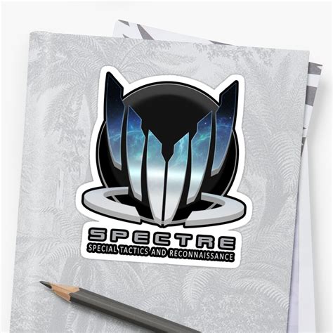 "Mass Effect Spectre" Sticker by ValSnow | Redbubble