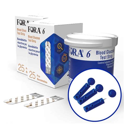 FORA 6 Blood Glucose Test Strips Bundle Pack - Kinsmedic Sdn Bhd