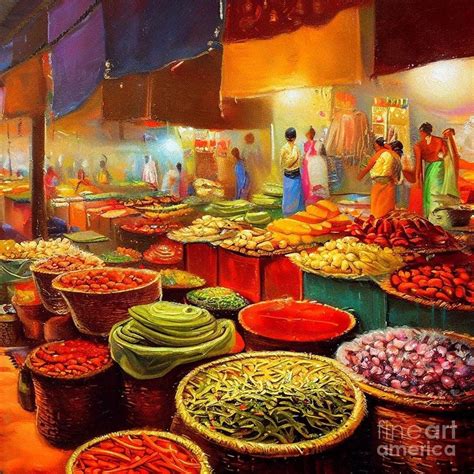 Indian Market 6 Digital Art by Julie Kaplan - Fine Art America