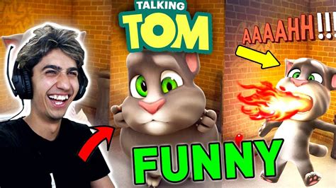 TALKING TOM IS SO FUNNY(Talking Tom) - YouTube