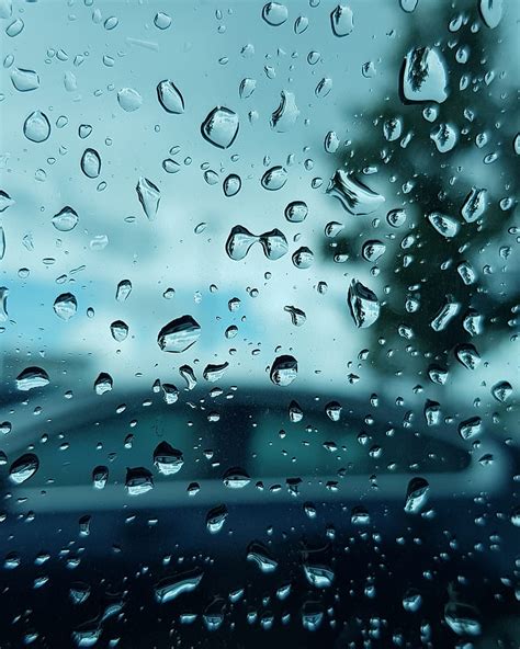 Raindrop Window Wallpaper