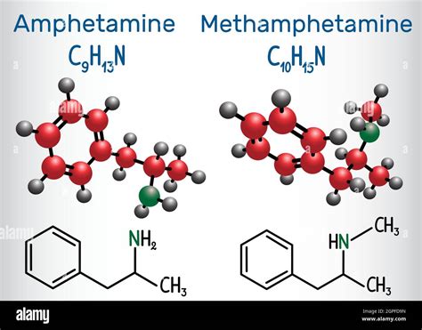 Amphetamine Structure Vs Methamphetamine