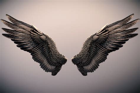 Angel wings 3d model - plejust