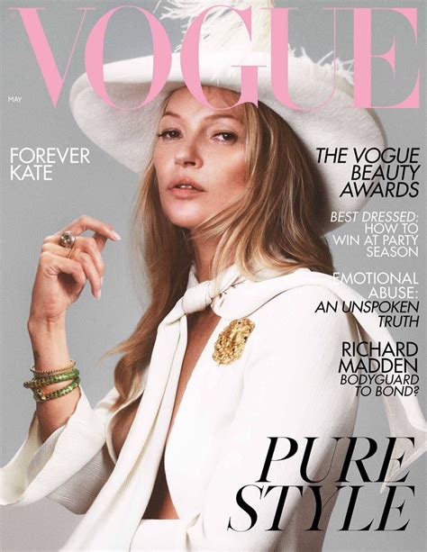 Kate Moss Vogue UK May 2019 Covers