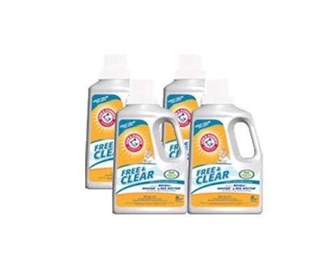 Arm & Hammer Free & Clear Cleaner 2x -64oz 4-pack | eVacuumStore.com