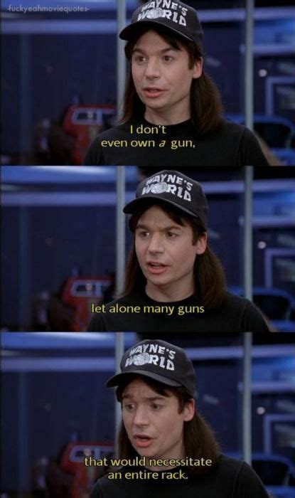 Wayne's World! | Favorite movie quotes, Waynes world quotes, Best movie ...