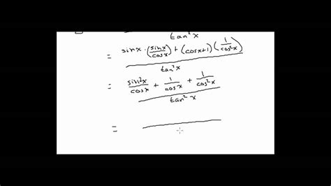 Derivative of y=tanx (examples) - YouTube