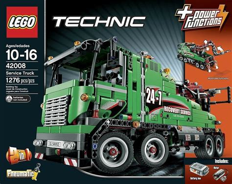 New LEGO Technic "Service Truck" (42008) - motorized 2-in-1 +Power ...