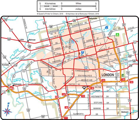 London road map