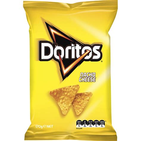 Doritos Nacho Cheese Corn Chips 170g | BIG W