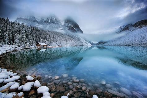 Lake Louise Winter, lake louise banff np HD wallpaper | Pxfuel