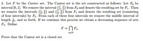 real analysis - Cantor Set Closed - Mathematics Stack Exchange