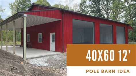 Breathtaking Ideas Of 60 X 40 Pole Barn Photos | Lantarexa