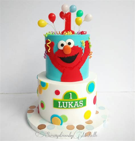 Elmo first birthday cake – Artofit