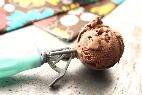 Chocolate Almond Ice Cream - Barefeet in the Kitchen