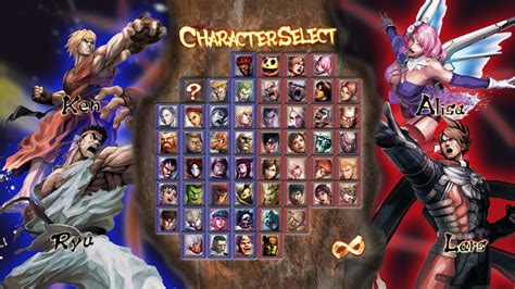 Street Fighter x Tekken alternate select screen by MrJechgo on DeviantArt