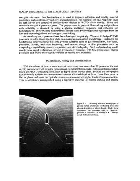 3 PLASMA PROCESSING IN THE ELECTRONICS INDUSTRY | Plasma Processing of ...