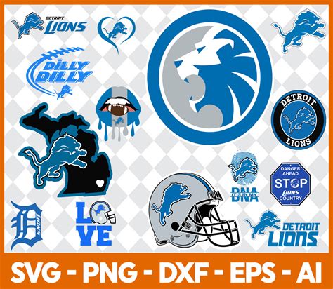 Detroit Lions NFL Svg - National Football League Svg - Digital Download