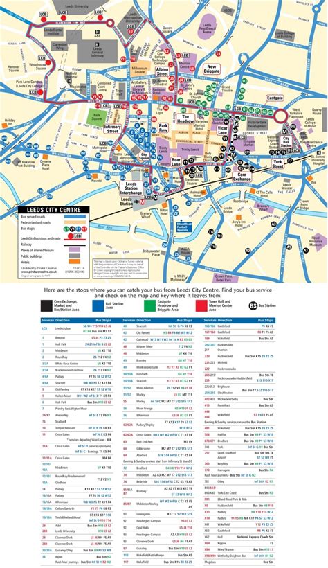 Leeds city centre map - Ontheworldmap.com