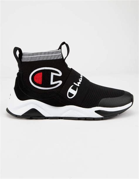 CHAMPION Rally Pro Black Mens Shoes - BLACK - 341738100 | Black shoes ...