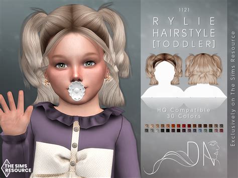 The Sims Resource - Rylie Hairstyle [Toddler]