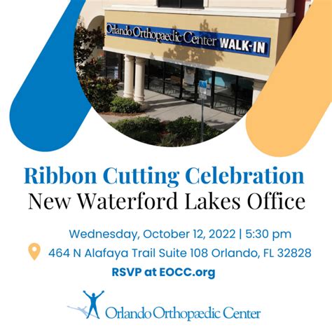 Waterford Lakes Grand Opening | Orlando Orthopaedic Center