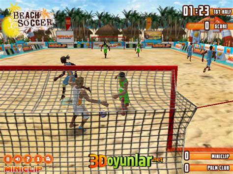 3D Spor Oyunları - 3D Plaj Futbolu Oyunu Oyna