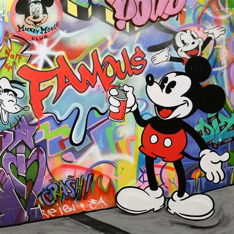 Famous Print | Mickey mouse art, Disney pop art, Mickey