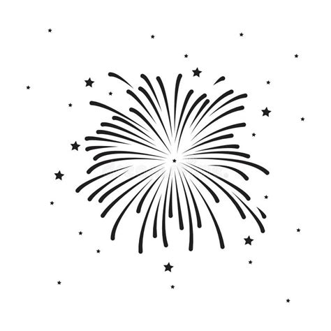 Fireworks Vector Template Design Illustration Stock Vector ...